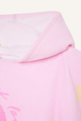 Defacto Kız Çocuk Çiçekli Kapüşonlu Panço H0522a826smpn1 Pembe-pn1