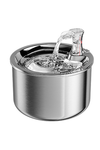 Ecronicword Paslanmaz Çelik Otomatik Kedi Suluk Evcil Hayvan 2 L