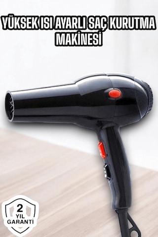 Saç Kurutma & Fön Makinesi 2200 Watt Profesyonel Saç Kurutma Makinesi Güçlü Ve Dayanıklı Tasarım