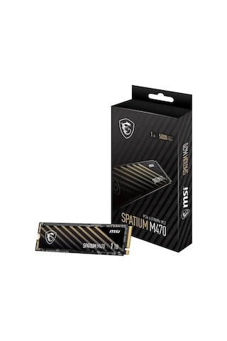 Msı 1tb Spatıum M470 Pro 6000- 4500mb/s M2 Nvme Gen4 Disk