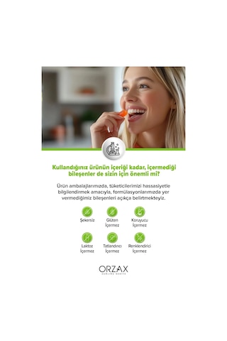 Orzax Ocean Gummies Iron Extra 60 Çiğnenebilir Jel - 17 Mg Demir İçeren Takviye Edici Gıda
