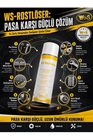 Ws - Pas Sökücü Ve Metal Koruyucu Sprey 400ml 400 Ml