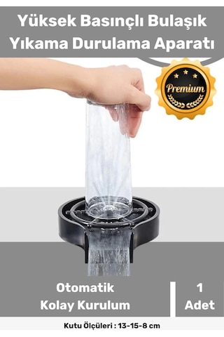 Bulaşık Durulama Bardak Yıkama Aparatı Mutfak Lavaboları İçin Hızlı Kupa Durulama