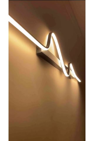 Yatak Başı Aplik 100 cm - Motif Antrasit