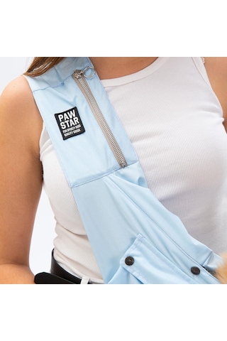 Pawstar Mavi Crossbody Küçük Irk Köpek Çapraz Taşıma Çantası