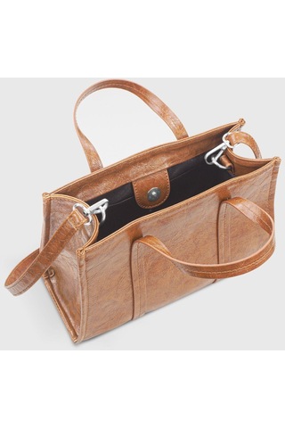 Housebags Deri Görünümlü Çift Askılı Tote Bag 253 001