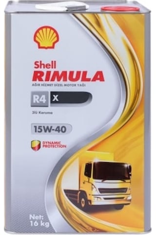 Shell Rimula X R4 15W-40 Motor Yağı 16 KG Shell Rimula X R4 15W-40 Motor Yağı 16 KG