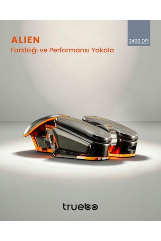 Truebo Alien RGB Ofis Performans Mouse