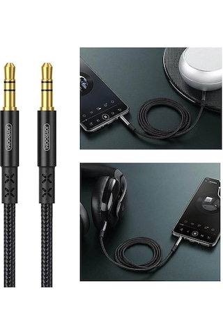 Joyroom Sy-15a1 Aux Stereo Ses Kablosu 3.5mm Erkek - Erkek Auks Kablo - 1.5 Mt