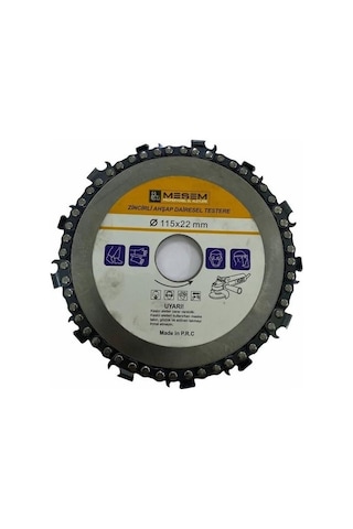 Meşem 929 Zincirli Ahşap Testeresi 115X22 Mm