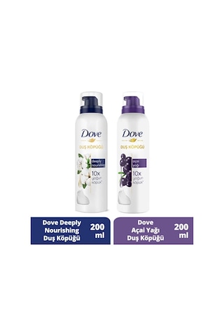 Dove Duş Köpüğü Açai Yağı Ve Depply Nourishing 200 Ml PKT.DOVE.045 Diğer