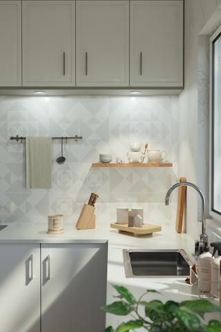 Yankı-BYEG 60 cm Safir Meşe Mdf Gizli Bağlantı Duvar Rafı Kitaplık