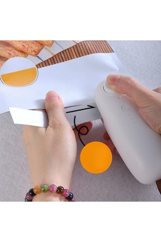 Createtech Vakum Suntek Mühürleyen Gıda Depolama Beyaz Beyaz Aperatif Ambalaj Uh Beyaz