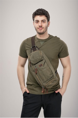 Ççs 31512 Tek Askılı Çapraz Çanta Yeşil