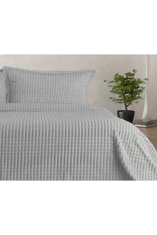 Merinos Modern Line Tek Kişilik Battaniye Seti Gri Gri
