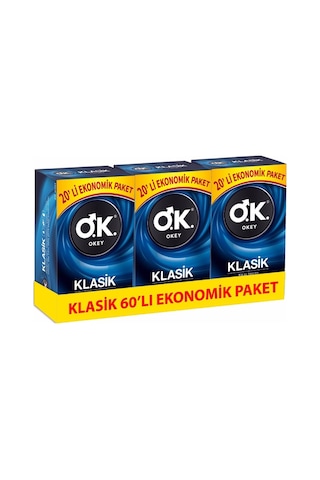 Okey Klasik Prezervatif 60'lı