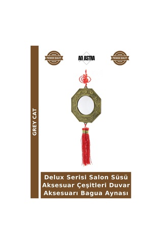 Delux Serisi Salon Süsü Aksesuar Çeşitleri Duvar Aksesuarı Bagua Aynası Diğer