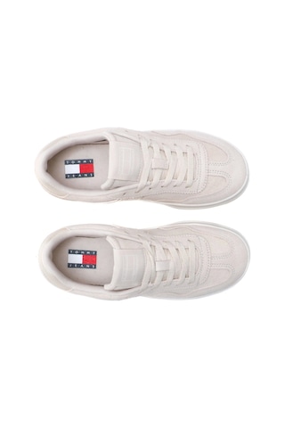 Tommy Hilfiger Tommy Jeans Kadın Bej Greenwich Süet Sneaker Bej