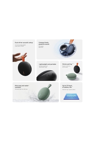 Essential 5w Bluetooth 6.0 Ip66 Siyah Hoparlör - Taşınabilir Hoparlör