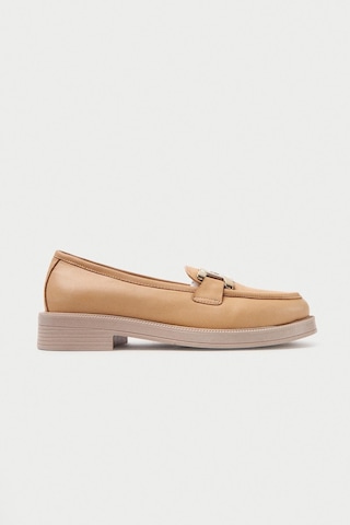 Mubiano Hakiki Deri Collection Kadın Babet Nude -mcsdd033-n Nude
