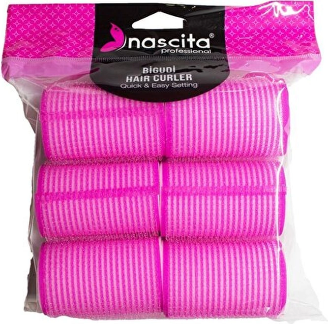 40 63 Mm / 6lı Cırtlı Süngerli Bigudi - 60