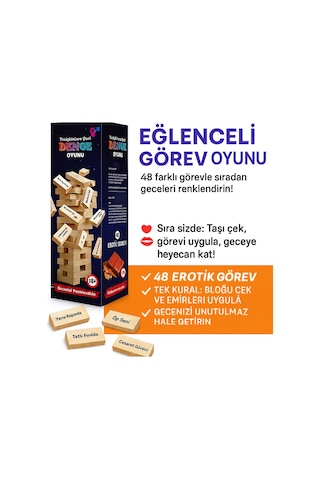 Rekze Mega 3'lü Set Denge Oyunu + Çikolata 250 ML + Çilek Yağı 100 ML