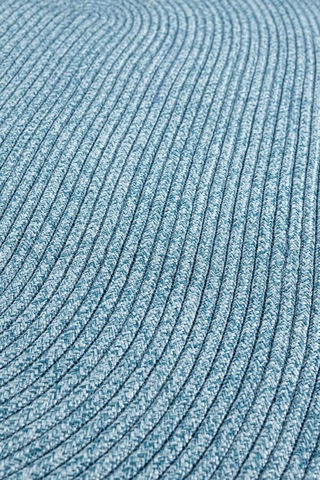 Cesta El Yapımı Örgü Turkuaz Kilim 50x80 4006 Turkuaz