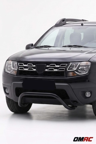Dacia Duster 2010-2017 Uyumlu Araca Özel Pars Ön Koruma 60mm Siyah
