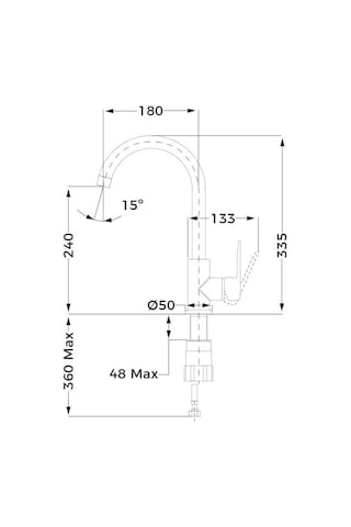 Teka In 915 Bk Siyah Armatür Siyah