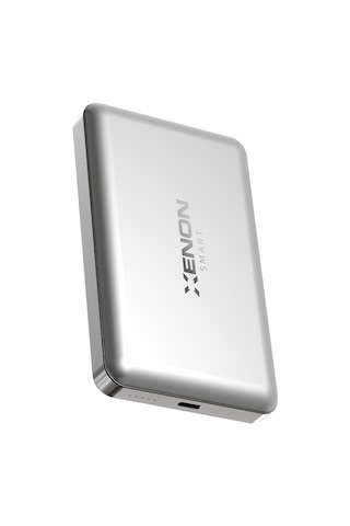 Xenon Smart MagSafe Powerbank 10.000 mAh, 15W Kablosuz, 22.5W Kablolu Hızlı Şarj, Alüminyum Kasa (X6441)