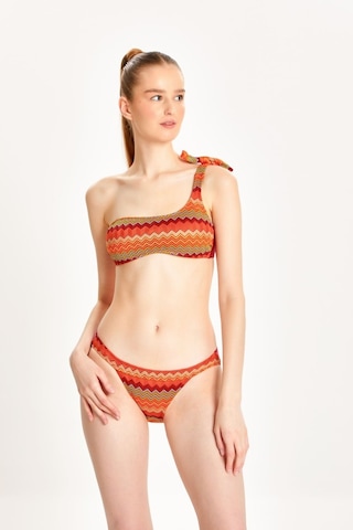 Too Salty Swimwear Kadın Bordo Dantelli Tek Omuz Bikini Takımı 24s120st Bordo