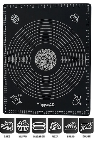 Hamur Matı Açma Silikon Çok Amaçlı Pasta Fırın Hamur Matı Alt Aç