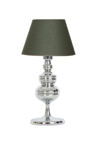 Vinner Munch Krom Kaplama Metal Abajur - Haki-60480 Renkli