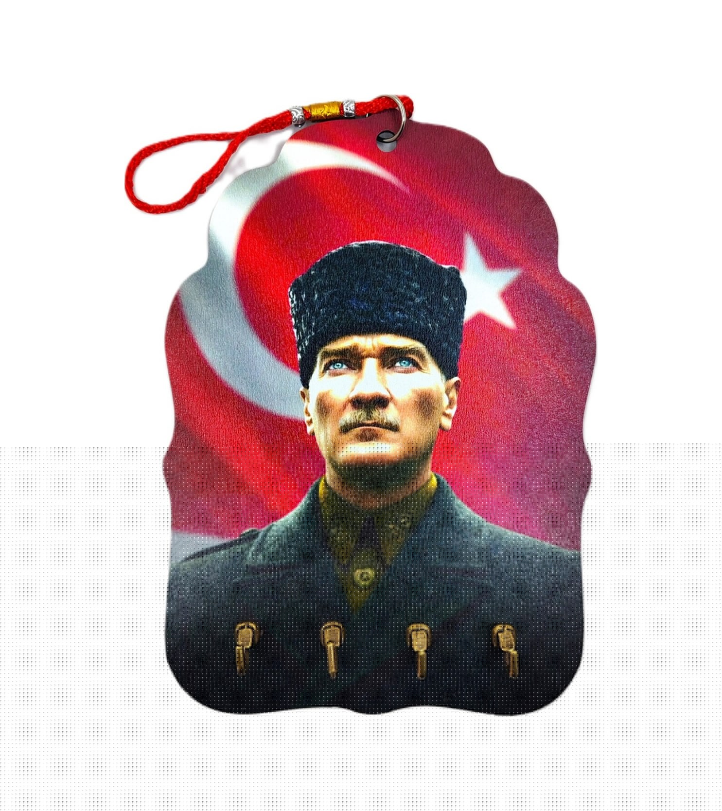 Ahşap Anahtarlık Ve Duvar Süsü Atatürk Temalı 17 X 23 13926603