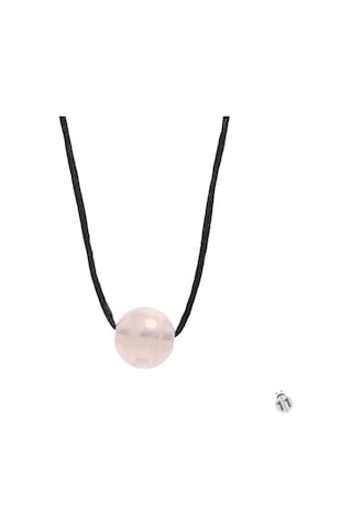Mineral Takı Pembe Kuvars Kolye
