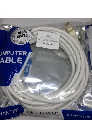 S-Tech Cat7 SSTP Patch Cord Kablo 5 M