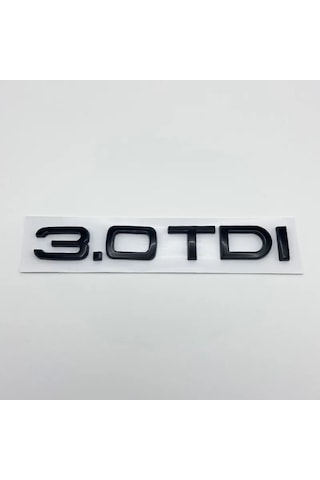 3.0 Tdı Bagaj Yazısı Arma Logo Siyah Renk Bagaj Yazı Luggage Sign