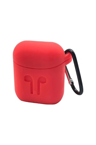 Ally Apple Airpods Uyumlu  İçin Silikon Kılıf Anahtarlıklı- 5775 Diğer