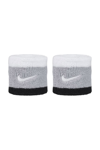 Nike Swoosh Wristbands 2li Havlu El Bilekliği Gri Siyah 016.os Gri - Siyah