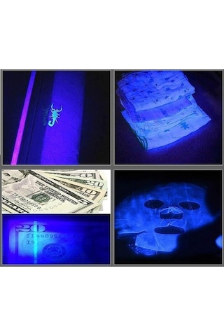 Yulong Valkyrie Uv Mor Işık El Feneri - 600 Lümens - 3 Mod - Altın