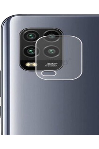 Microcase Xiaomi Mi 10 Lite 5G Kamera Camı Lens Koruyucu Nano Esnek Film