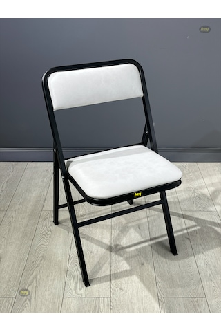 Hey Katlanır Mutfak Sandalyesi Yemek Balkon Bahçe Otel Kafe Katlanır Sandalyesi Kirli Beyaz Kirli Beyaz