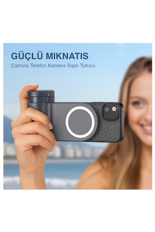 Ss18 Magsafe İle Uyumlu Bluetooth Telefon Deklanşör Grip