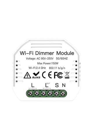 Padalink 90-250v Gizli Wifi Akıllı Anahtar Modülü - Ses Kontrol Ve Zamanlama Fonksiyonlu Işığın Parlaklığını Ayarlayabilir