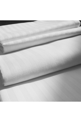 Mena Design Beyaz Saten Nevresim Takımı Çift Kişilik Beyaz