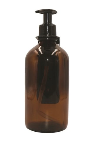 1 Adet 500ml Amber Kahverengi Cam Sıvı Sabunluk, Cam Şişe Hda29 Amber