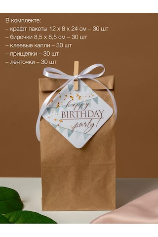 Sinitsa Ecoshop 30 Adet Doğum Günü Hediye Paketi 193988840