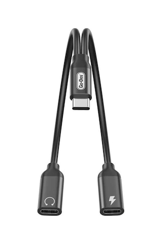 Go Des GD-UC318 Type-C Kulaklık ve Şarj Dönüştürücü Ses Adaptörü - ZORE-258863