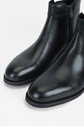 Tamer Tanca Erkek Hakiki Deri Siyah Casual Bot 183 12471 Erk Bot Sk23/24 Sıyah