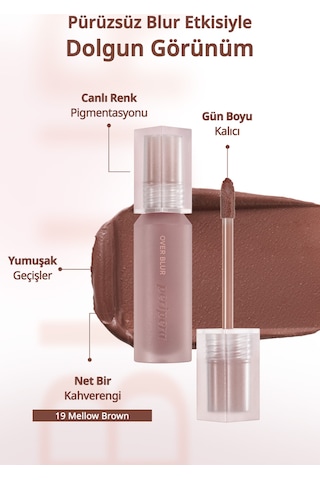 Gün Boyu Kalıcı Pürüzsüz Matlık Sunan Tint Perıpera Over Blur Tint 19 Mellow Brown